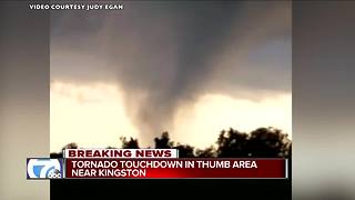 Tornado touches down in thumb area near Kingston