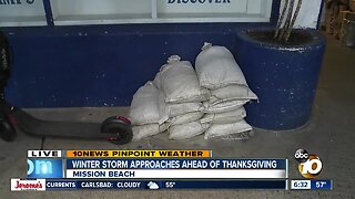 San Diegans prep for strong storm ahead of Thanksgiving