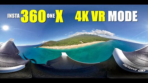 Insta 360 One X Camera Full 4K VR Flight on Parrot DISCO 4GLTE Mod Drone