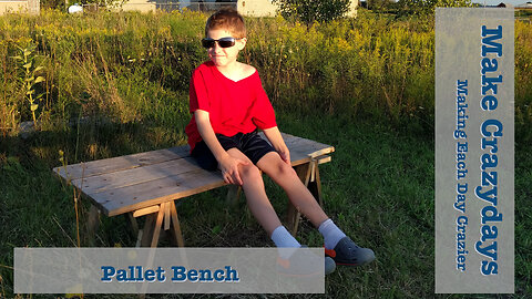 Pallet Bench - Pallet Upcycle 2016
