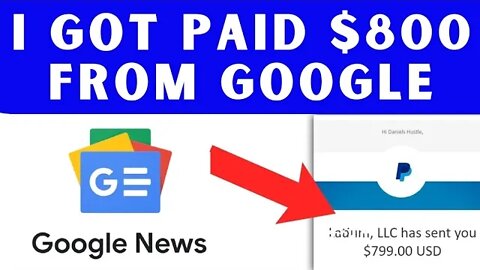 Earn $800 Per Day with Google News (Make Money Online from Google)