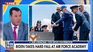 Joe Concha Exposes The Media Hypocrisy On Biden's Fall Vs Trump's Walk