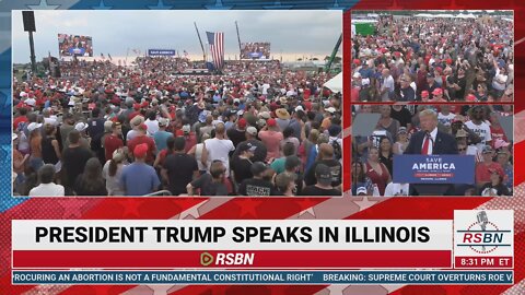 FULL President Trump Save America Rally in Mendon, IL 6/25/22