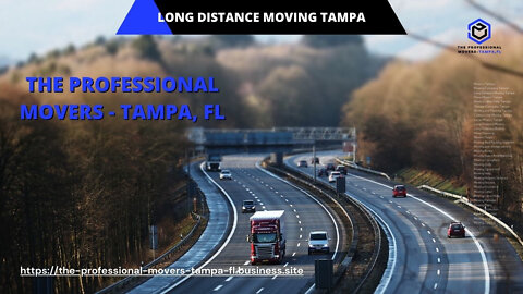 Long Distance Moving Tampa | The Professional Movers - Tampa, FL