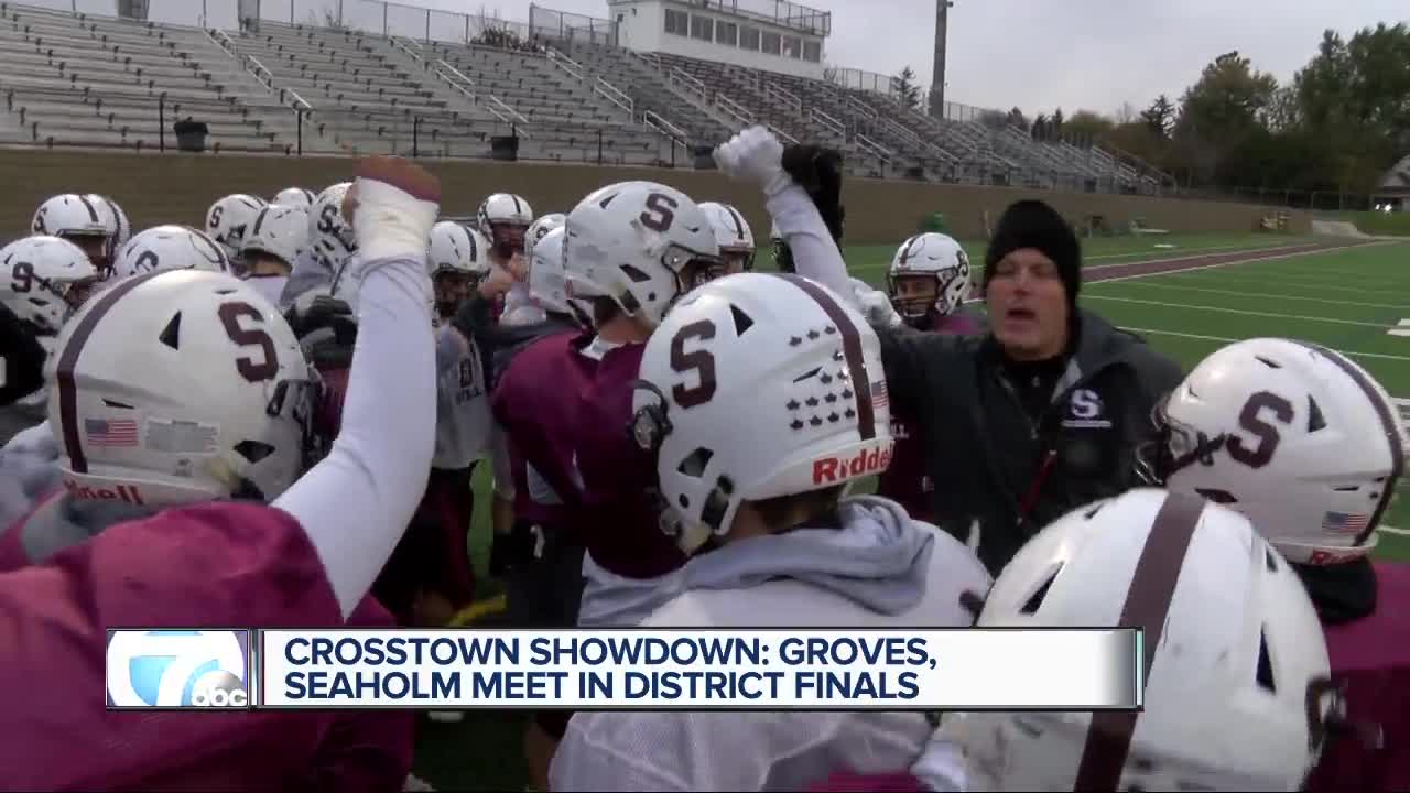 Crosstown showdown: Groves. Seaholm meet in District Finals