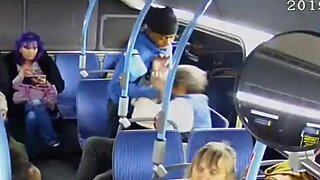 RAW VIDEO: Vegas police release video of attack on local bus