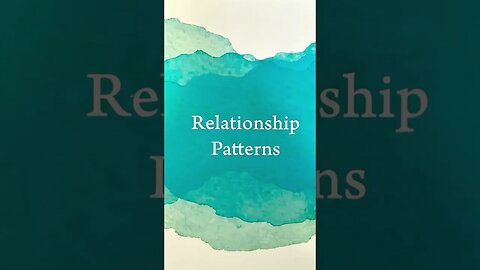 Managing your relationship patterns #bpd #relationship #mentalhealth #relationships #NPD