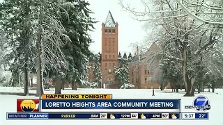 Loretto Heights area community meeting