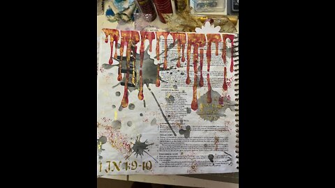 Let's Bible Journal 1 John 1 - using BeeBeeCraft items (from Lovely Lavender Wishes)