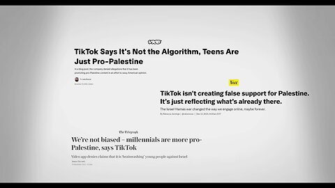 TikTok Ban Has Everything to Do with Israeli State (Zionists)