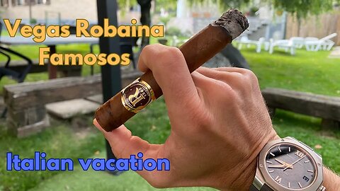 Sipping wine, talking about watches, Italy vacation and tasting a Vegas Robaina Famosos (review #28)