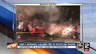 Crews fight 2-alarm fire early Sunday