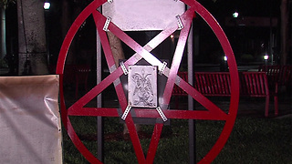 Satanic display causes controversy in Boca Raton