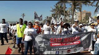 SOUTH AFRICA - Durban - Salt March 2019 (Videos) (3ft)