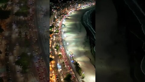 Rio De Janerio , Brazil At Night