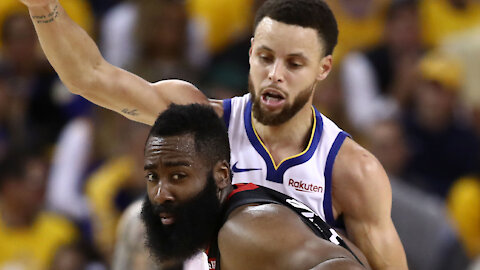 Steph Curry Reacts To James Harden Joining KD & Kyrie On Nets To Build Eastern Conference Super Team