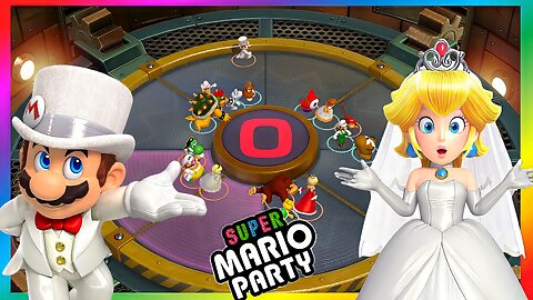 Super Mario Party - It's the Pits - Mario Peach VS Luigi Daisy