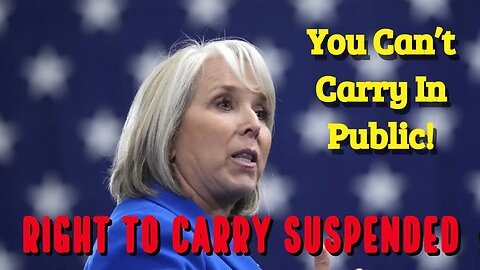 New Mexico Gov Suspends Right To Carry For 30 Days