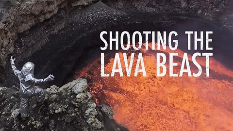 Would you dangle over lava to get the perfect shot?