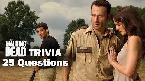The Walking Dead Early Seasons TRIVIA GAME - 25 Questions - Test Your TWD Knowledge!