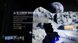 Destiny 2- Legend Lost Sector on the Moon-K1 Crew Quarters-6-2-21