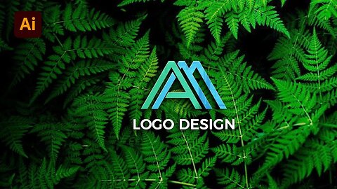 How To Create An AM Logo In Illustrator | Step by step logo design in illustrator | Team Graphics