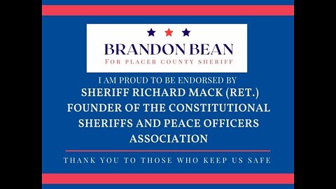 Brandon Bean 4 Sheriff Will Defend the Constitution 4-25-22 D