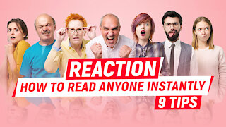 Reaction / How To READ Anyone Instantly ( 9 Tips Learning ).