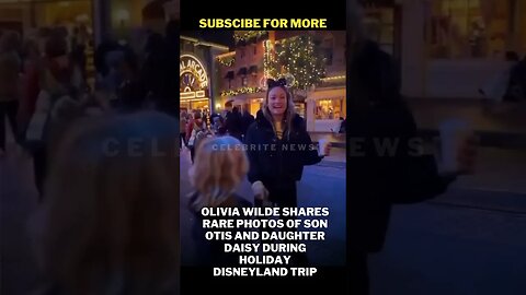 Olivia Wilde Visits Disney Land With Kids