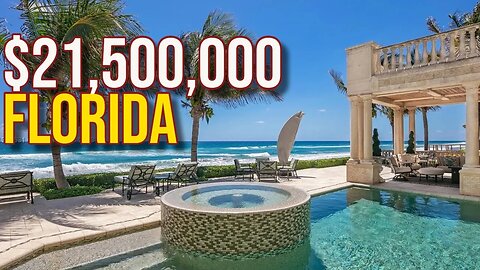 Touring $21,500, 000 Florida Mega Mansion