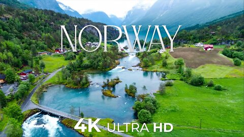 Norway 4K - Scenic Relaxation Film with Calming Music