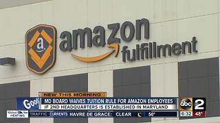 Maryland board waives tuition rule for Amazon employees