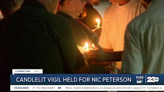 Vigil held for Nic Peterson