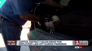 Capitol District Holds Relief Drive For Unemployed