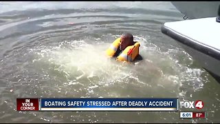 Boating safety stressed after deadly accident