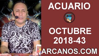 HOROSCOPO ACUARIO-Semana 2018-43-Del 21 al 27 de octubre de 2018-ARCANOS.COM