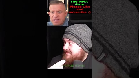 MMA Guru - Jesse ON FIRE making YouTube Shorts with his wife in the background impression .