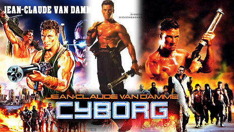 Cyborg van damme in action