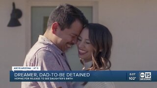 Husband detained by ICE hopes to be released before child's birth