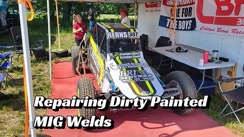 Repairing Dirty Painted MIG Welds