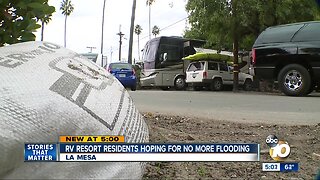 RV resort residents hoping for no more flooding