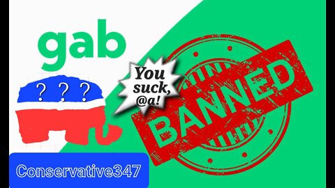 Conservative347 Banned from Gab