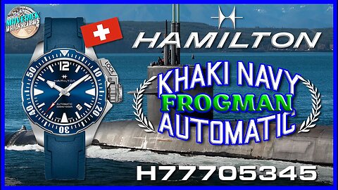 Best Bezel EVER! | Hamilton Khaki Navy Frogman Swiss Made Automatic H77705345 Unbox & Review