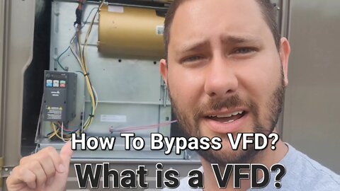How to bypass the VFD? #vfd #hvac #rtu