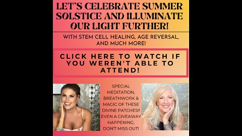 Start Your SUMMER & Let's SHIFT Into Our LIGHT!