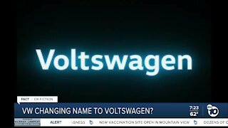 VW changing name to Voltswagen?
