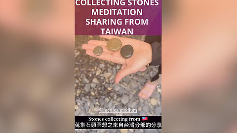 Collecting Stones Meditation Sharing From Taiwan - Repost from @missceliahsu