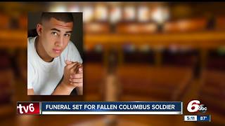 Funeral set for fallen Columbus soldier