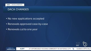 Major changes to DACA program