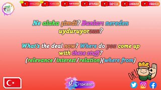 New Turkish Sentences! \\ Week: 7 Video: 3 // Learn Turkish with Tongue Bit!